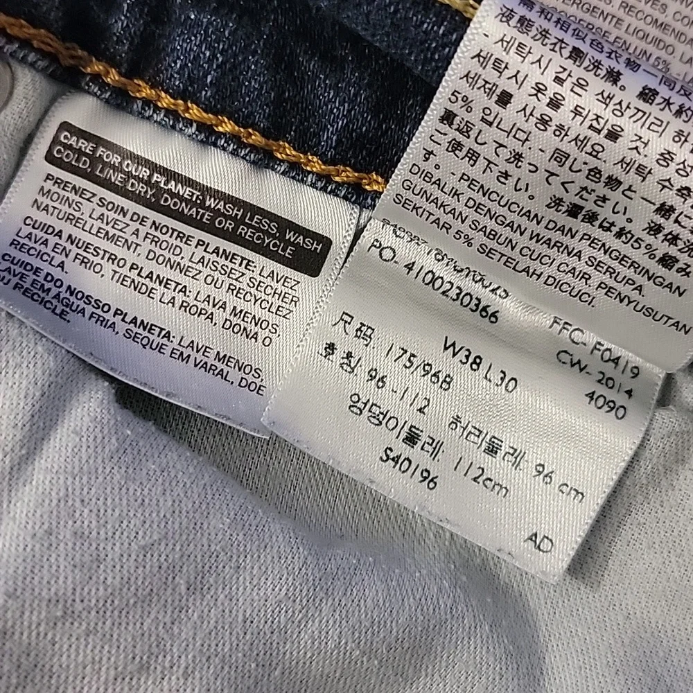 Levi's 541 Mens Blue Straight Jeans W38 L30